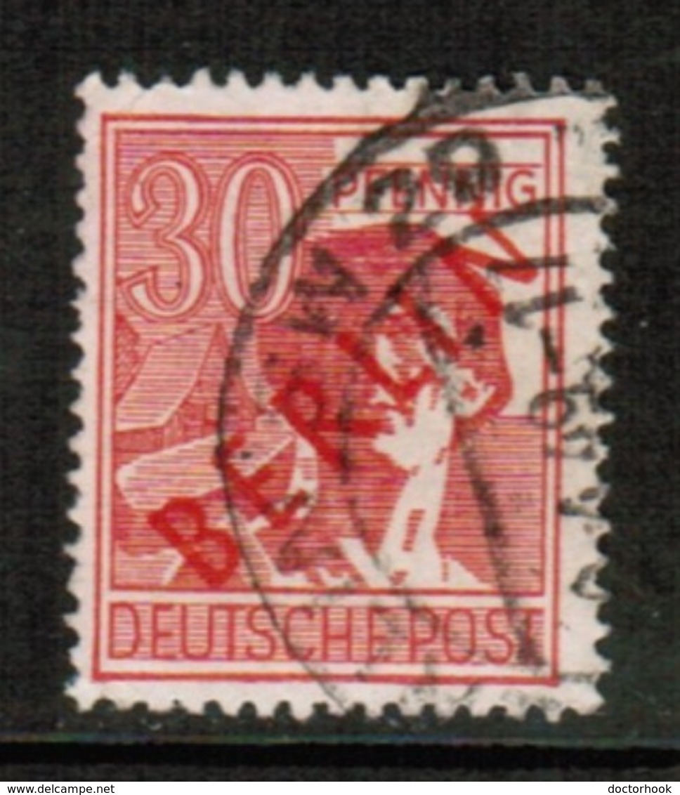 GERMANY---Berlin  Scott # 9N 28  VF USED (Stamp Scan # 477) - Used Stamps
