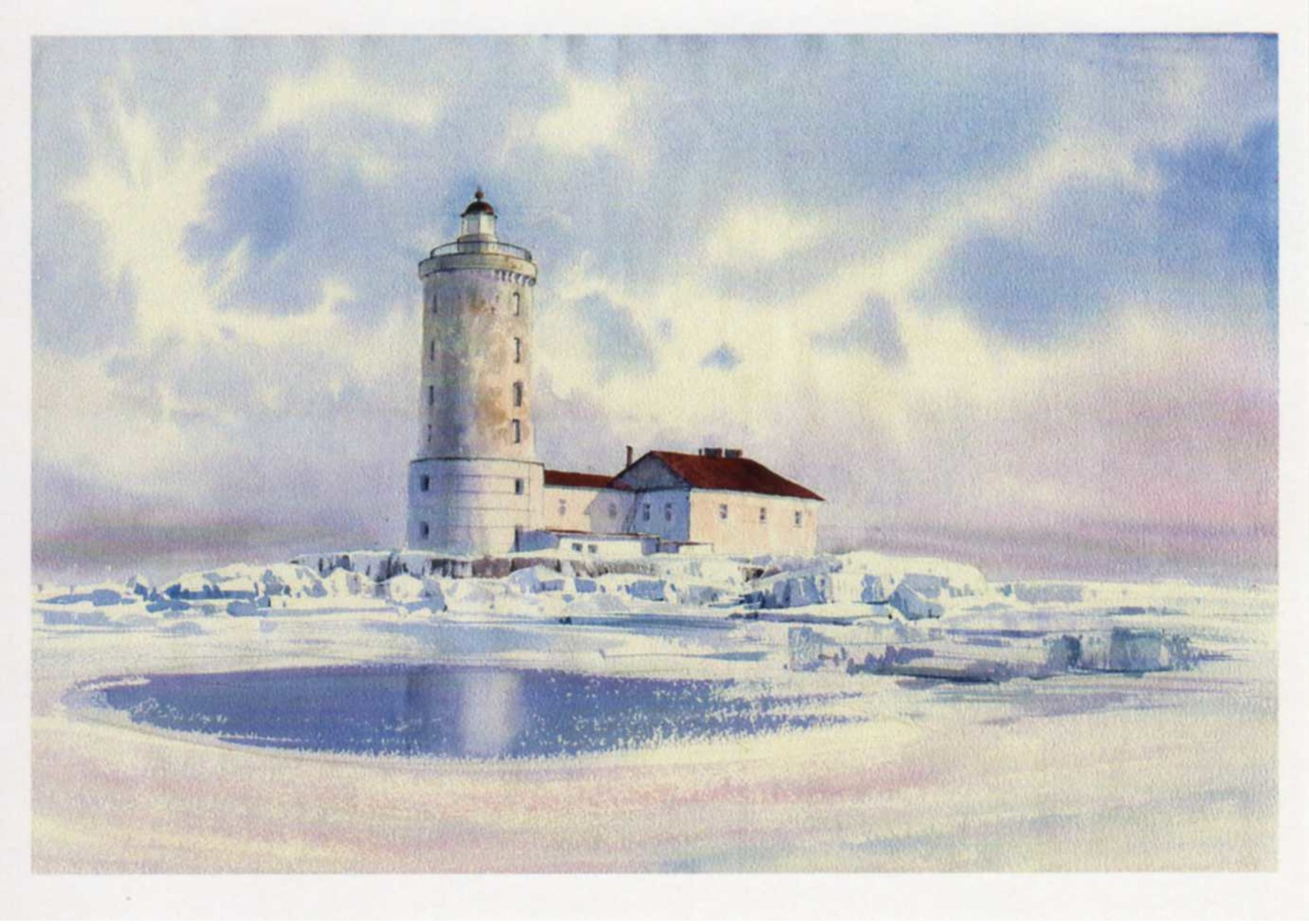 Lighthouses of the Northern Seas, set of postcards.