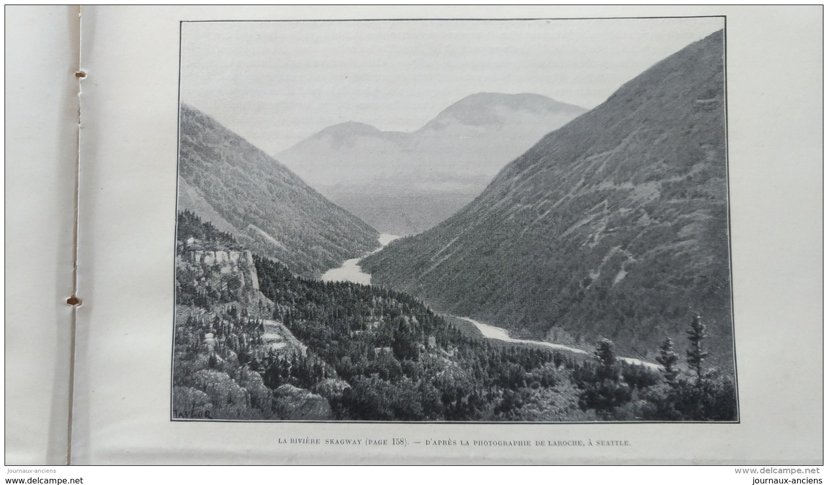 1899 MINES D'OR DU KLONDYKE - DE PARIS AU LAC BENNETT -DEFILÉ DU PORC ÉPIC - SKAGGWAY - WHITE PASS - LE GUE DU CARIBOU - 1850 - 1899