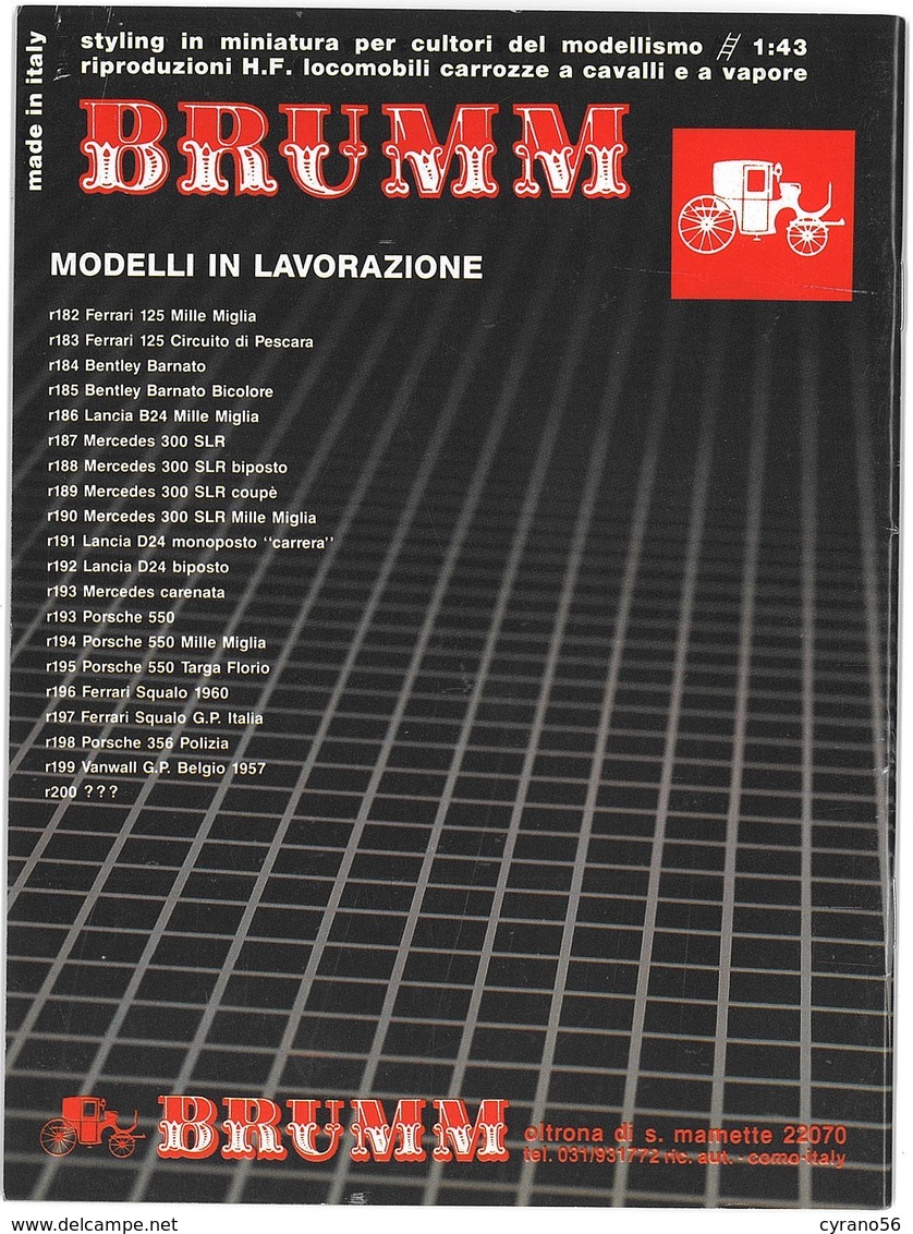 Catalogue BRUMM 1987 - Catalogues & Prospectus