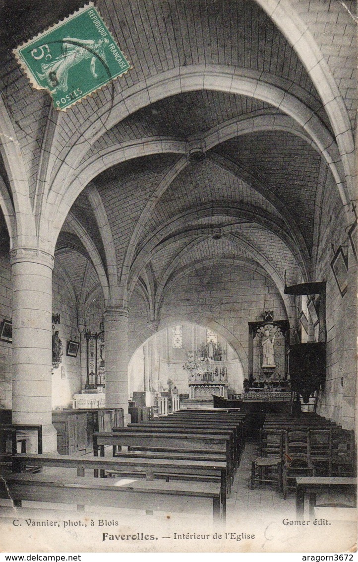 FAVEROLLES - Intérieur De L'Eglise - Autres & Non Classés