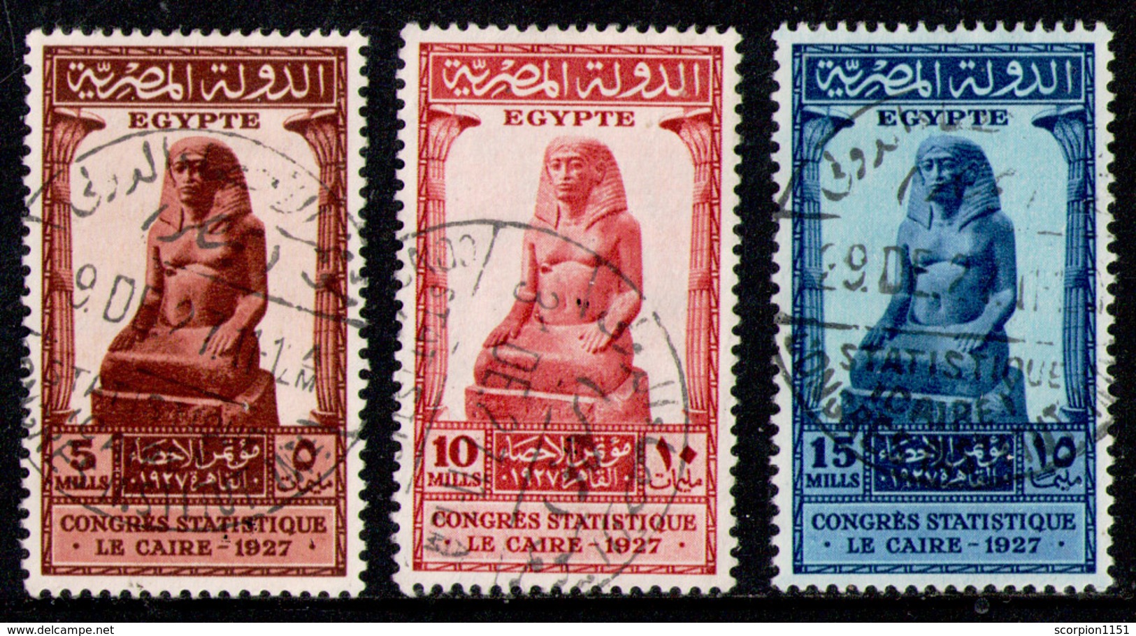 EGYPT 1927 - Complete Set Used - Used Stamps