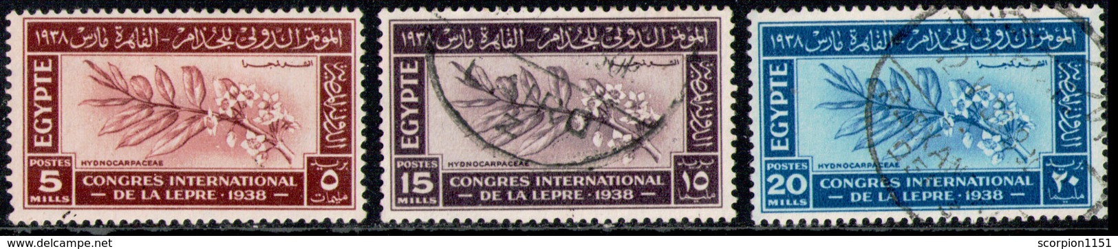 EGYPT 1938 - Set Used - Gebraucht