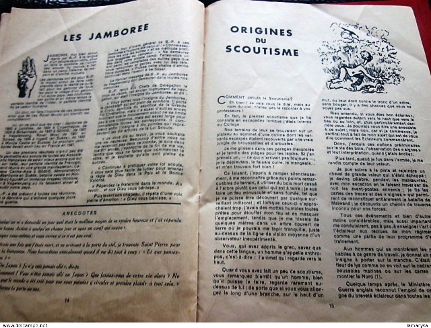 10 JUIN 1941 REVUE BADEN-POWELL FONDATEUR DU SCOUTISME-JAMBOREE-FIER DE SA FOI-ILLUSTRATIONS DE B.-P. MESSAGE CHEF SCOUT