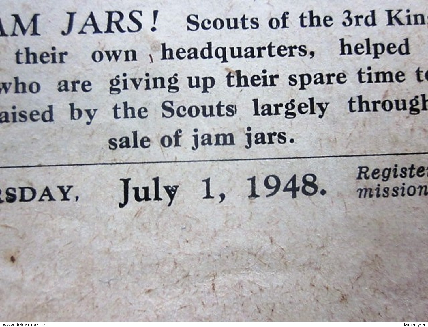 07/1948-THE SCOUT FOUNDED LORD BADEN-POWELL-OFFICIAL-ORGAN-BOY-SCOUT-SCOUTING-SCOUTISME-JAMBOREE-SCRAPBOOK-ADVERTISSING - Scouting