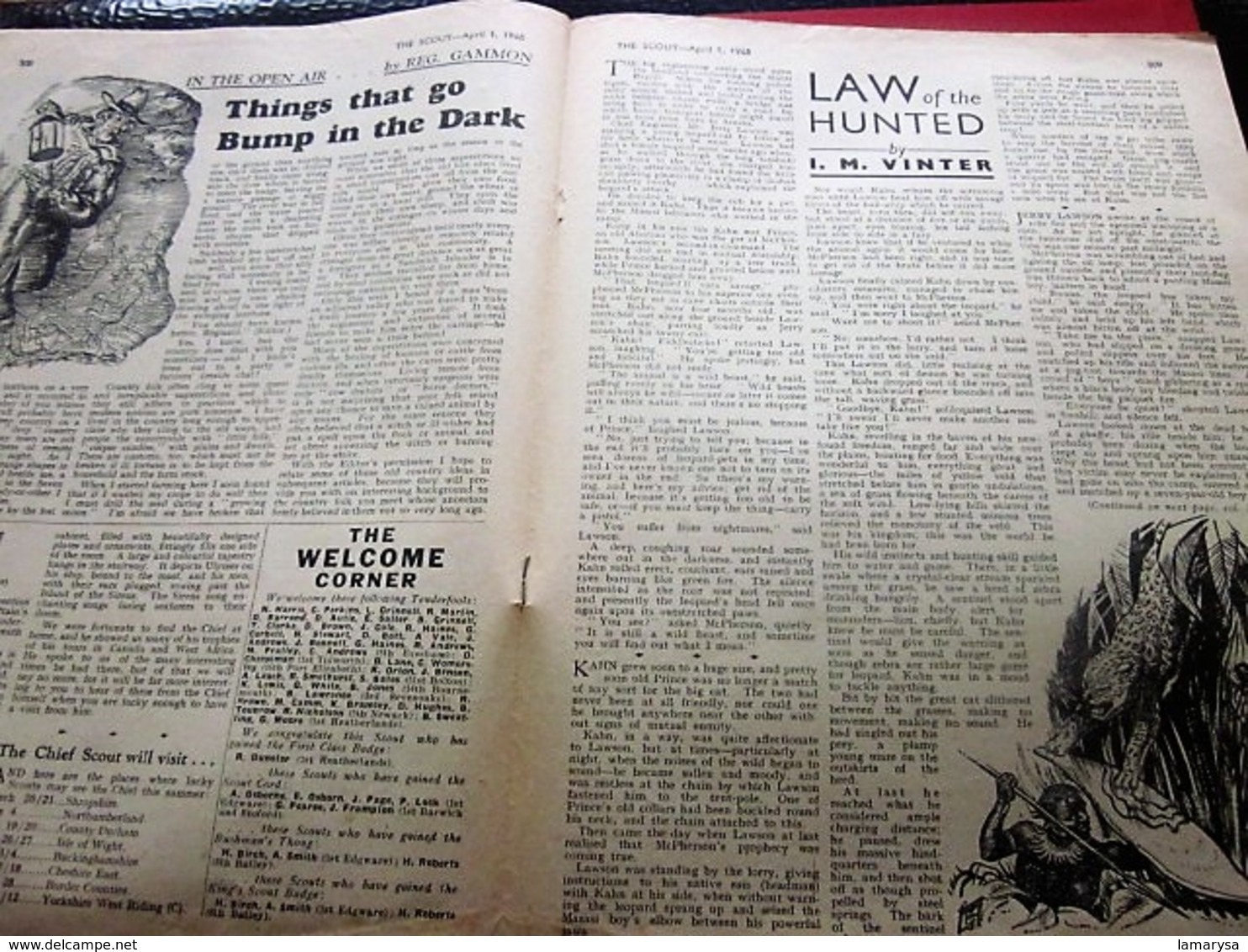 04/1948--THE SCOUT FOUNDED LORD BADEN-POWELL-OFFICIAL-ORGAN-BOY-SCOUT-SCOUTING-SCOUTISME-JAMBOREE-SCRAPBOOK-ADVERTISSING - Pfadfinder-Bewegung