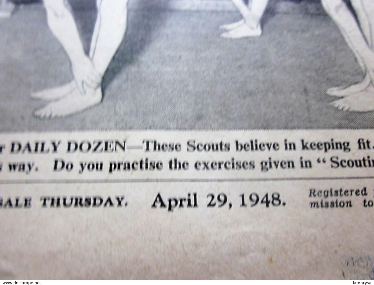 04/1948--THE SCOUT FOUNDED LORD BADEN-POWELL-OFFICIAL-ORGAN-BOY-SCOUT-SCOUTING-SCOUTISME-JAMBOREE-SCRAPBOOK-ADVERTISSING - Scoutisme