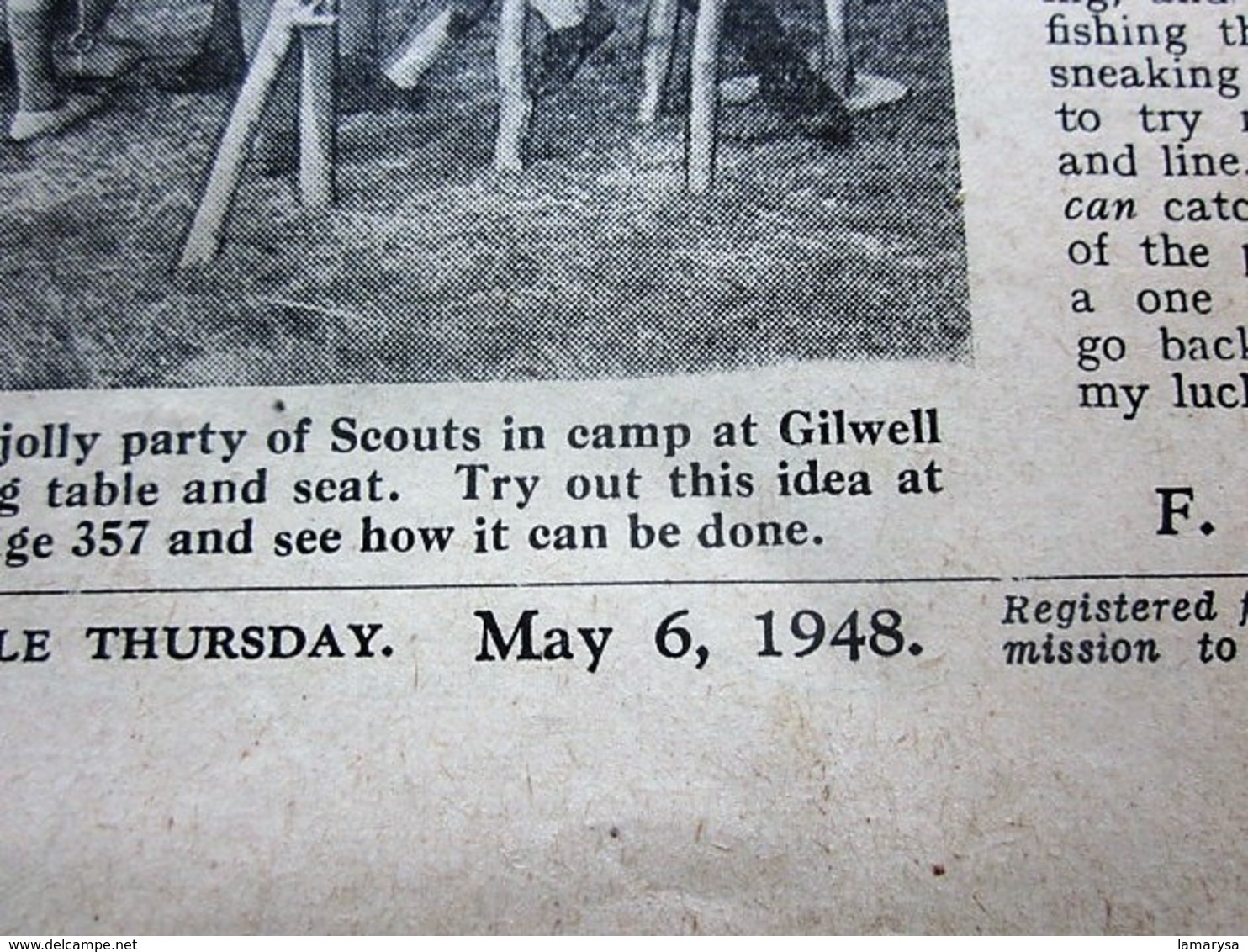 05/1948--THE SCOUT FOUNDED LORD BADEN-POWELL-OFFICIAL-ORGAN-BOY-SCOUT-SCOUTING-SCOUTISME-JAMBOREE-SCRAPBOOK-ADVERTISSING - Pfadfinder-Bewegung