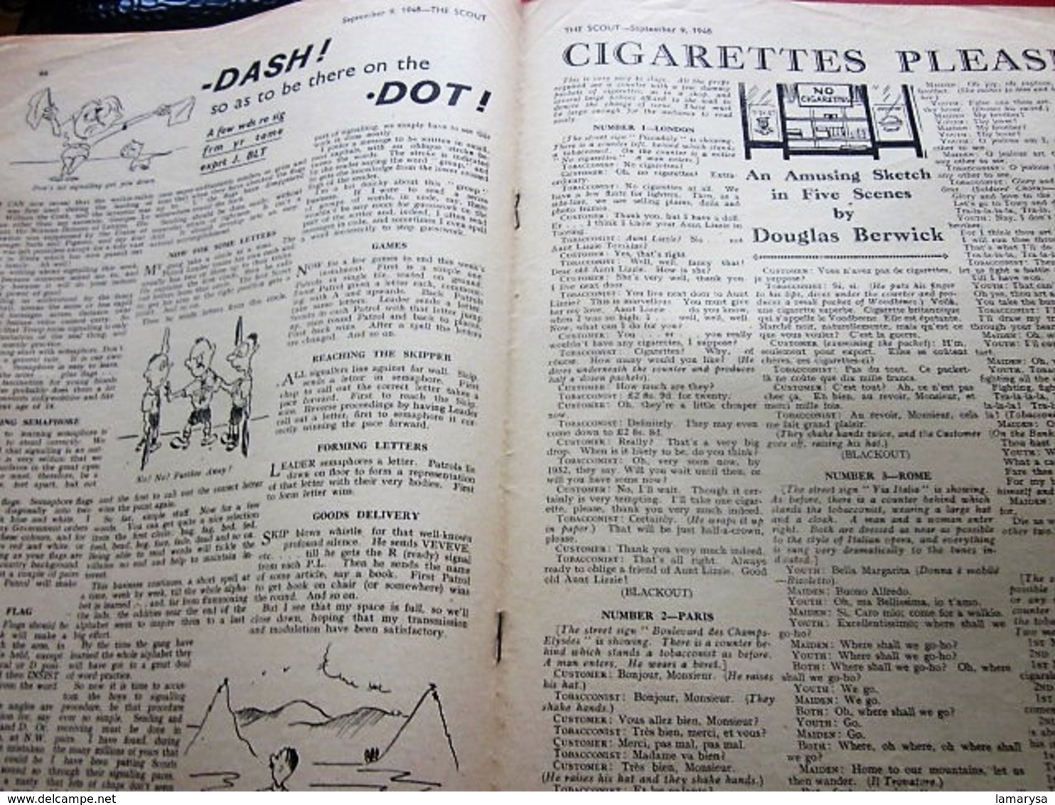 09/1948--THE SCOUT FOUNDED LORD BADEN-POWELL-OFFICIAL-ORGAN-BOY-SCOUT-SCOUTING-SCOUTISME-JAMBOREE-SCRAPBOOK-ADVERTISSING - Pfadfinder-Bewegung