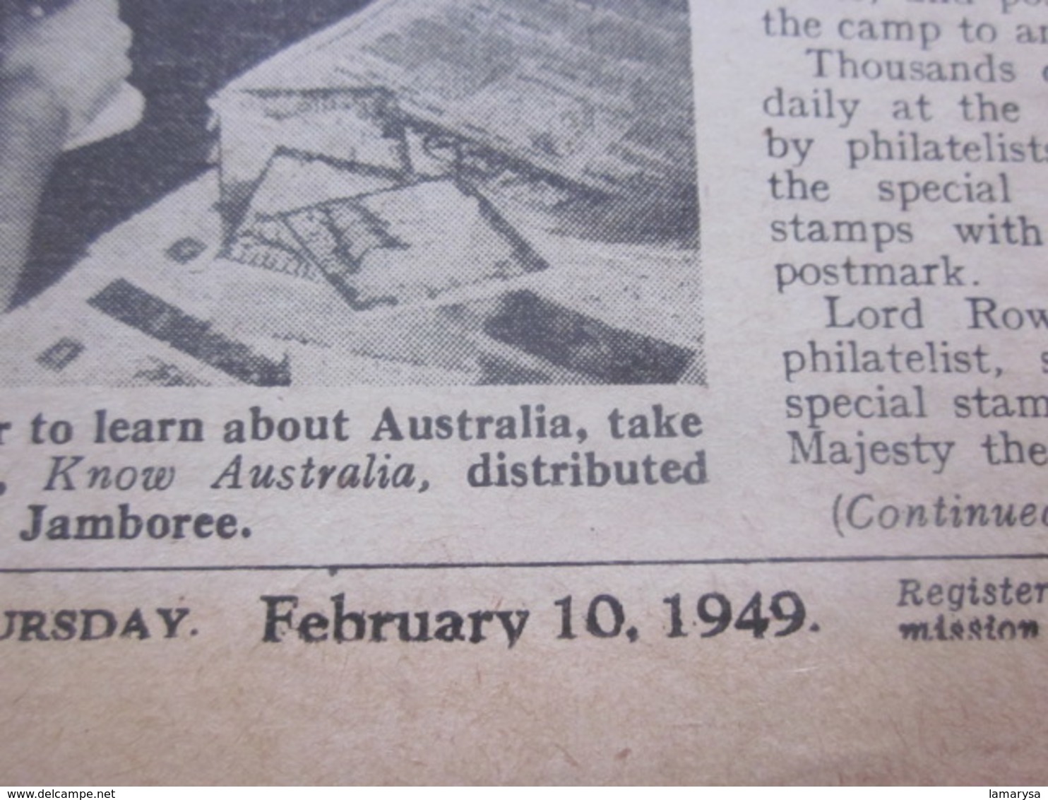 02/1948--THE SCOUT FOUNDED LORD BADEN-POWELL-OFFICIAL-ORGAN-BOY-SCOUT-SCOUTING-SCOUTISME-JAMBOREE-SCRAPBOOK-ADVERTISSING - Pfadfinder-Bewegung