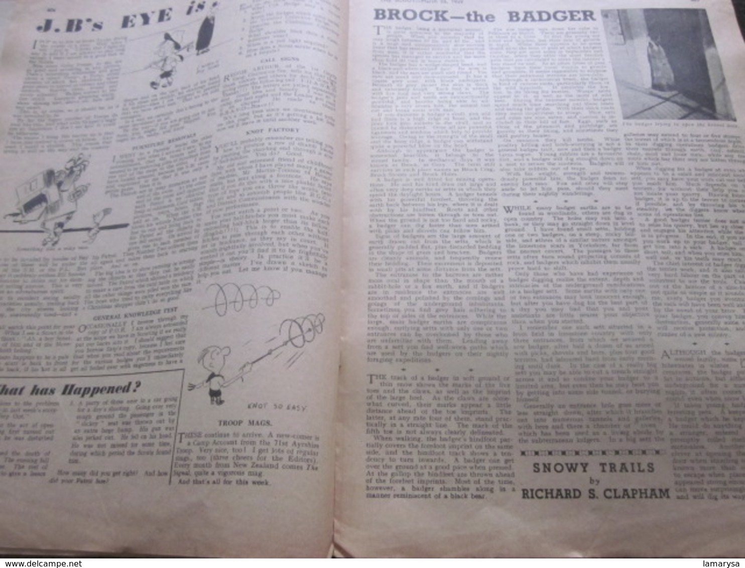 03/1949--THE SCOUT FOUNDED LORD BADEN-POWELL-OFFICIAL-ORGAN-BOY-SCOUT-SCOUTING-SCOUTISME-JAMBOREE-SCRAPBOOK-ADVERTISSING - Scouting