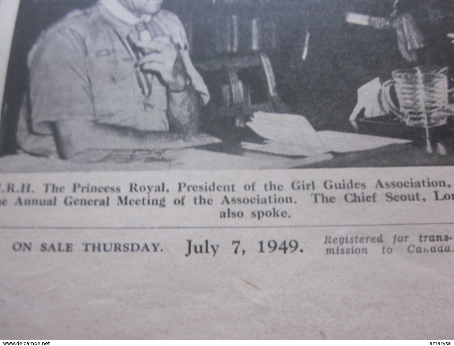 07/1949--THE SCOUT FOUNDED LORD BADEN-POWELL-OFFICIAL-ORGAN-BOY-SCOUT-SCOUTING-SCOUTISME-JAMBOREE-SCRAPBOOK-ADVERTISSING - Scouting