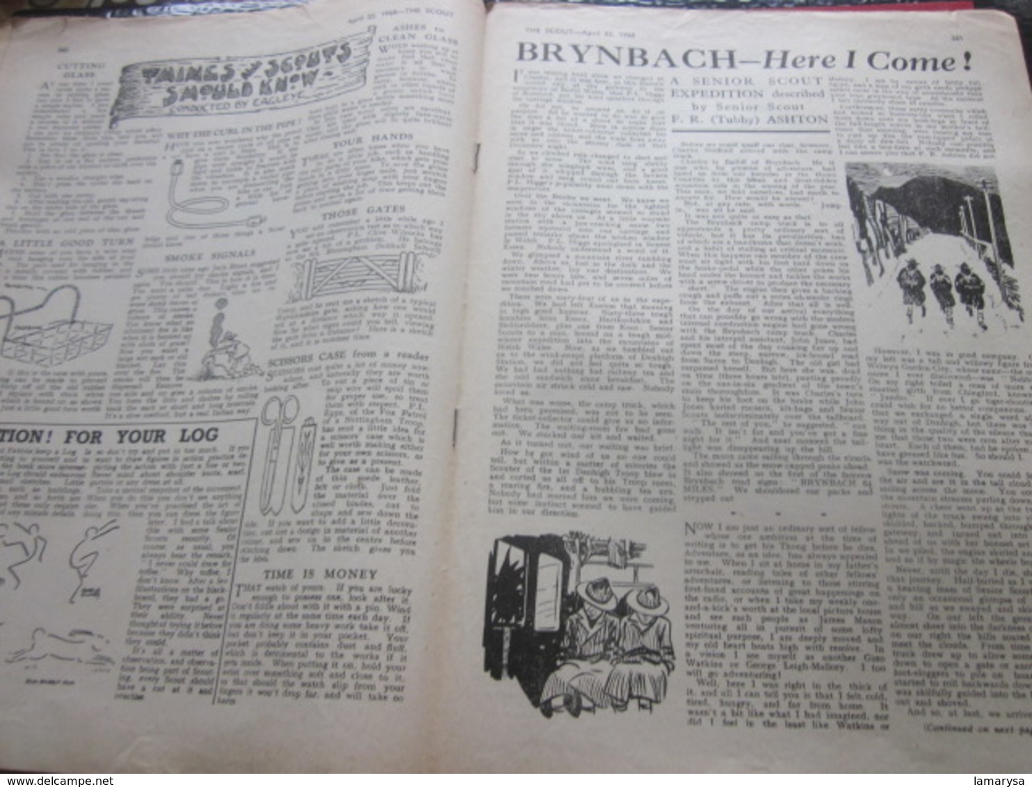 04/1948--THE SCOUT FOUNDED LORD BADEN-POWELL-OFFICIAL-ORGAN-BOY-SCOUT-SCOUTING-SCOUTISME-JAMBOREE-SCRAPBOOK-ADVERTISSING - Pfadfinder-Bewegung