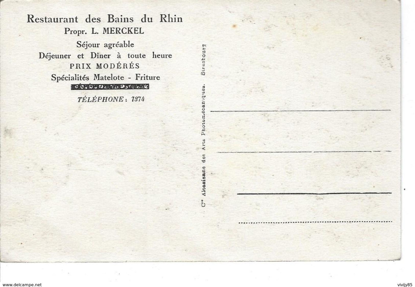 67 - STRASBOURG - T.B. Vue Animée Des Bains Du RHIN Alsacien ( Restaurant " Bière Schutzenberger " - Pub Au Verso  ) - Strasbourg