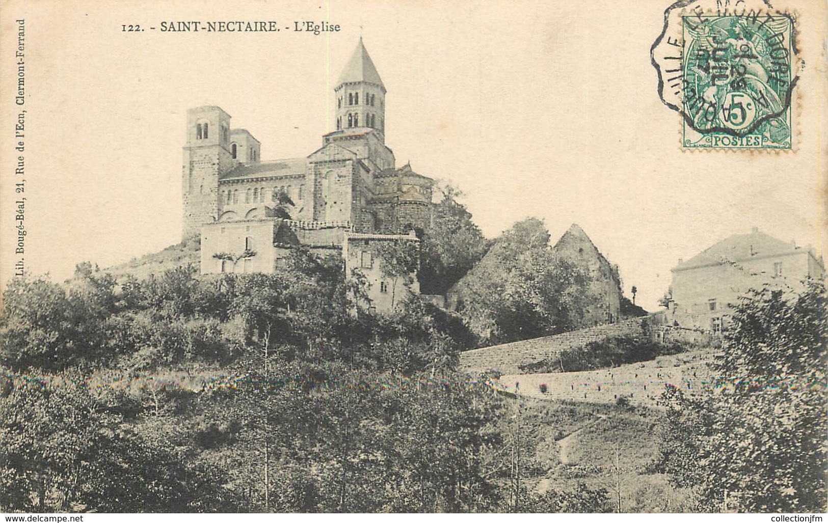 CPA FRANCE 63 "Saint Nectaire" / CACHET AMBULANT Le Mont Dore à Laqueille - Saint Nectaire
