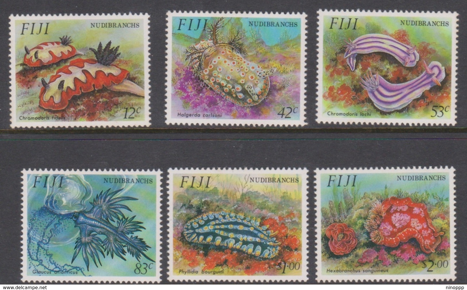 Fiji SG 878-883 1993 Nudibranch, Mint Never Hinged - Fiji (1970-...)