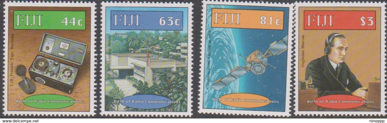 Fiji SG 942-945 1996 Radio Centenary, Mint Never Hinged - Fiji (1970-...)