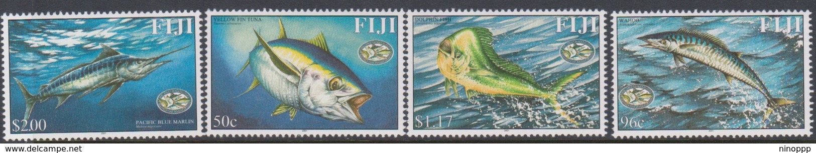 Fiji SG 1135-1138 2001 Fishing, Mint Never Hinged - Fiji (1970-...)