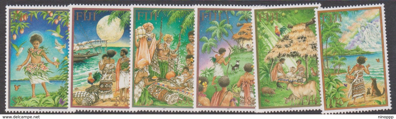 Fiji SG 1139-1144 2001 Christmas, Mint Never Hinged - Fidji (1970-...)