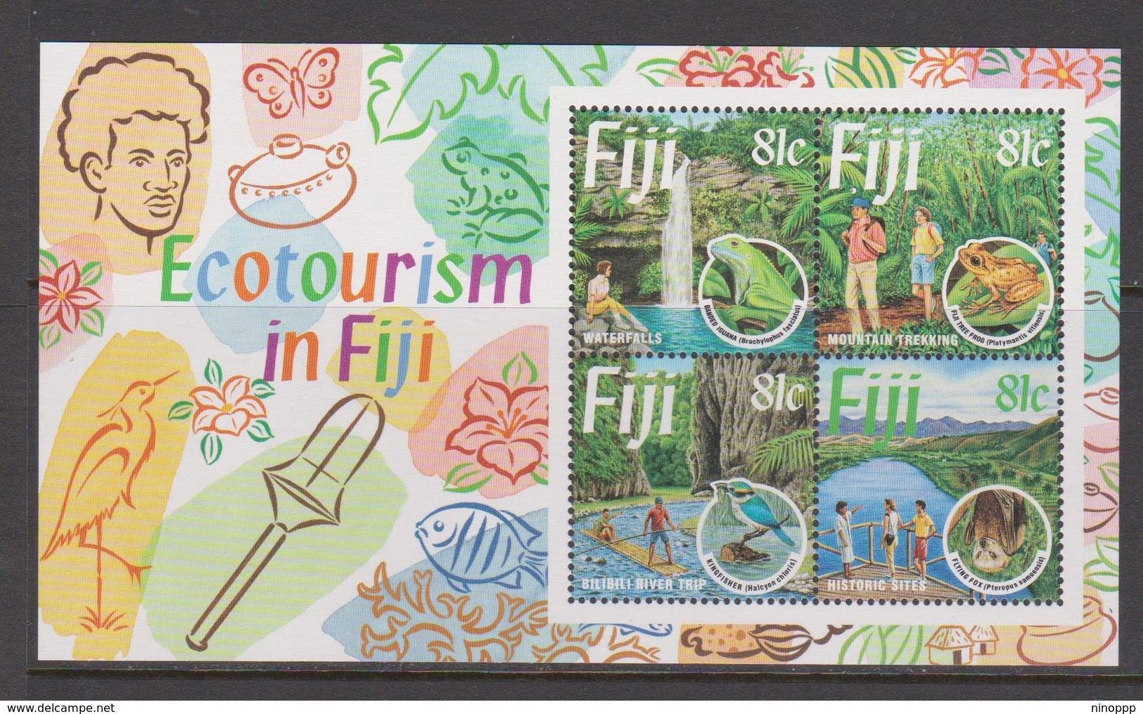 Fiji SG MS 906 1995 Ecotourism ,Miniature Sheet,mint Never Hinged - Fiji (1970-...)