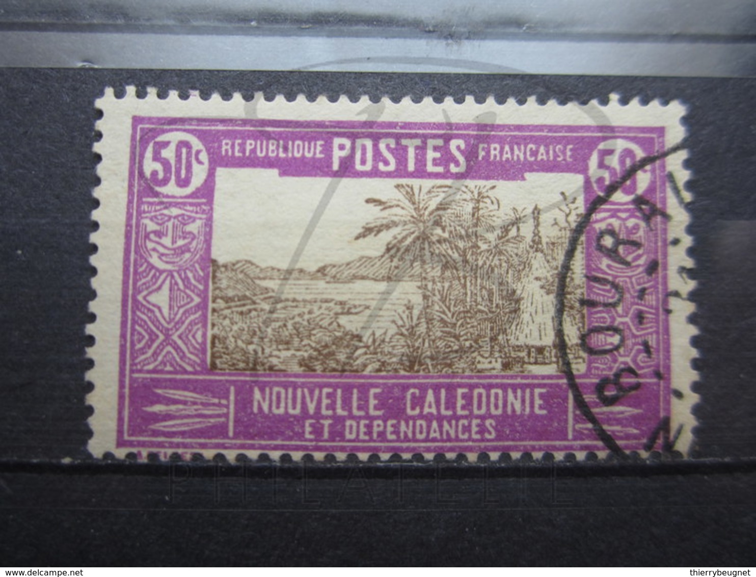 VEND BEAU TIMBRE DE NOUVELLE-CALEDONIE N° 150 , OBLITERATION " BOURAIL " !!! - Oblitérés