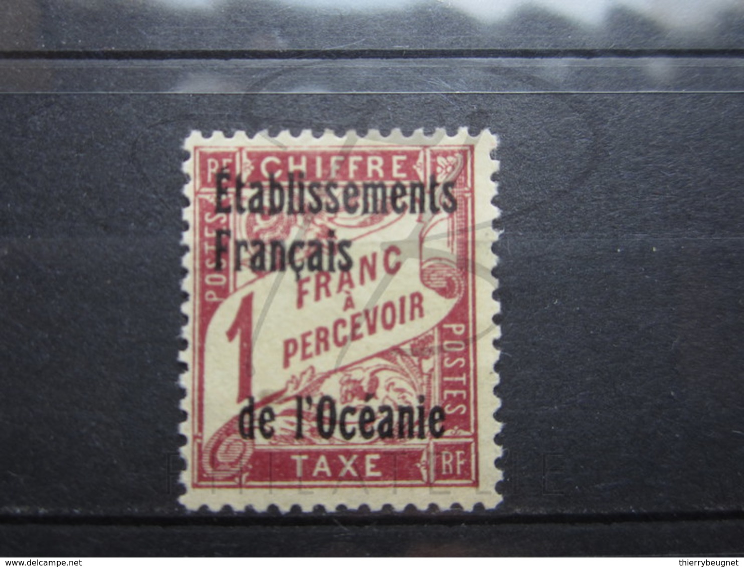 VEND BEAU TIMBRE TAXE D ' OCEANIE N° 7 , (X) !!! - Timbres-taxe