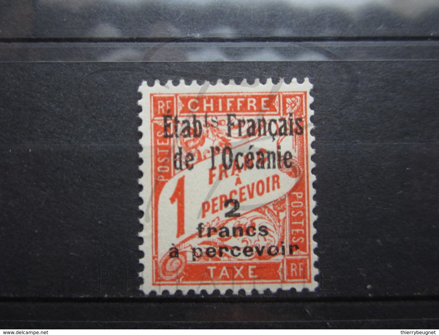 VEND BEAU TIMBRE TAXE D ' OCEANIE N° 8 , (X) !!! - Timbres-taxe