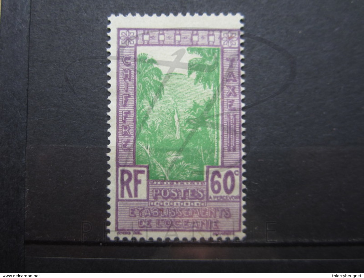 VEND BEAU TIMBRE TAXE D ' OCEANIE N° 14 , (X) !!! - Timbres-taxe