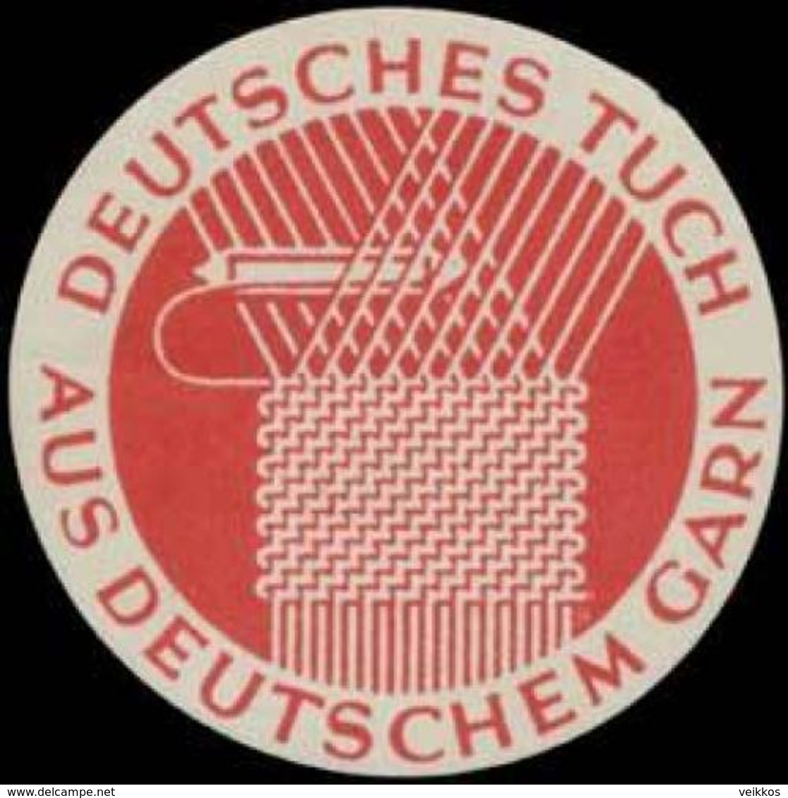 Deutsches Tuch Reklamemarke - Cinderellas
