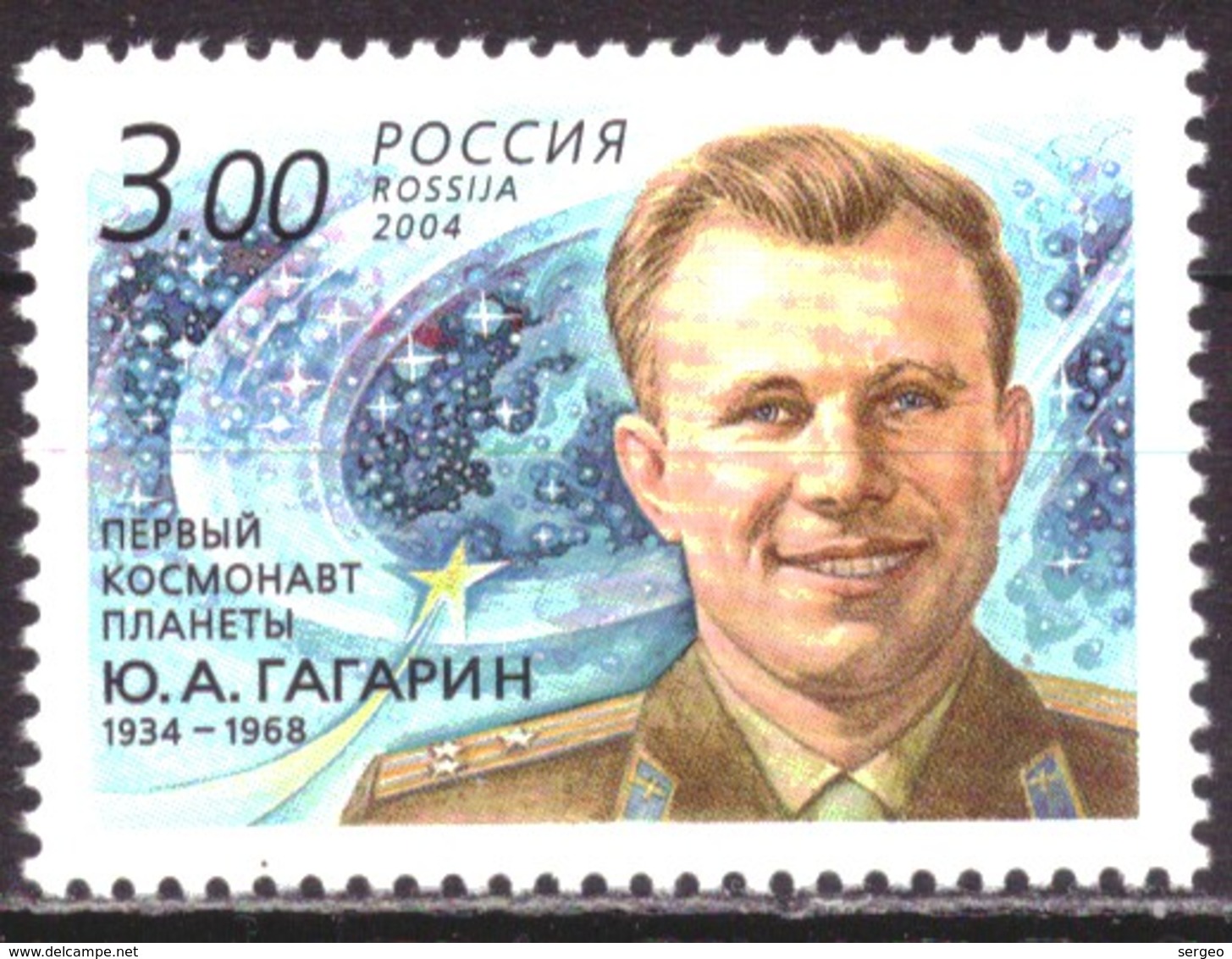 Russia 2004 The 70th Birth Anniversary Of Yu.A.Gagarin. MNH - Ongebruikt