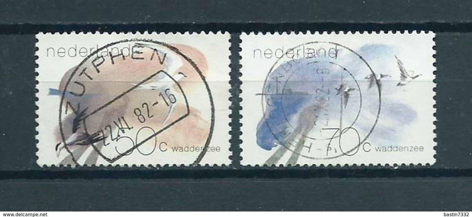 1982 Netherlands Complete Set Birds,oiseaux,Waddenzee Used/gebruikt/oblitere - Used Stamps