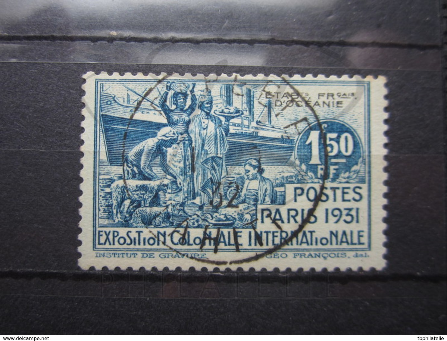 VEND TIMBRE D ' OCEANIE N° 83 , OBLITERATION " PAPEETE " !!! - Used Stamps