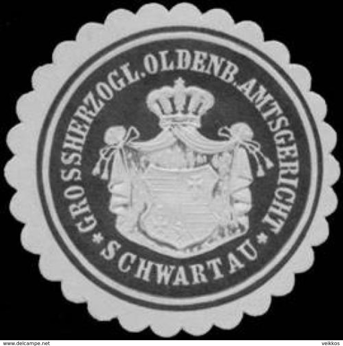 Schwartau: Gr. Oldenb. Amtsgericht Schwartau Siegelmarke - Cinderellas