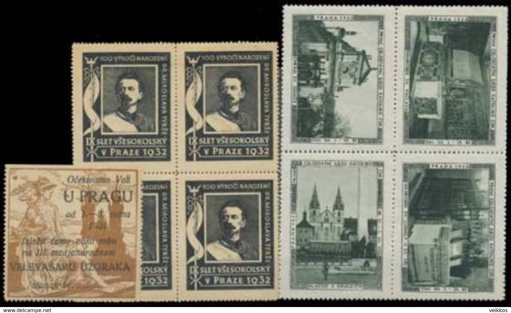 Prag Reklamemarken Sammlung 1921-35 - Cinderellas