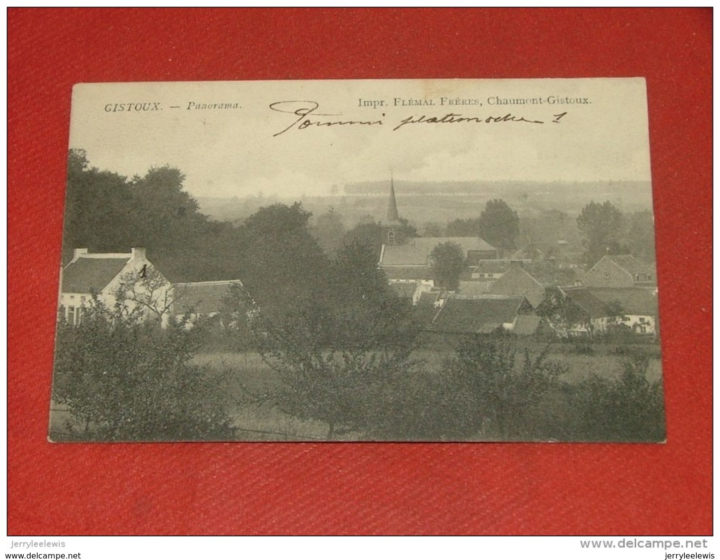 CHAUMONT - GISTOUX  -  Panorama    -   1906 - - Chaumont-Gistoux