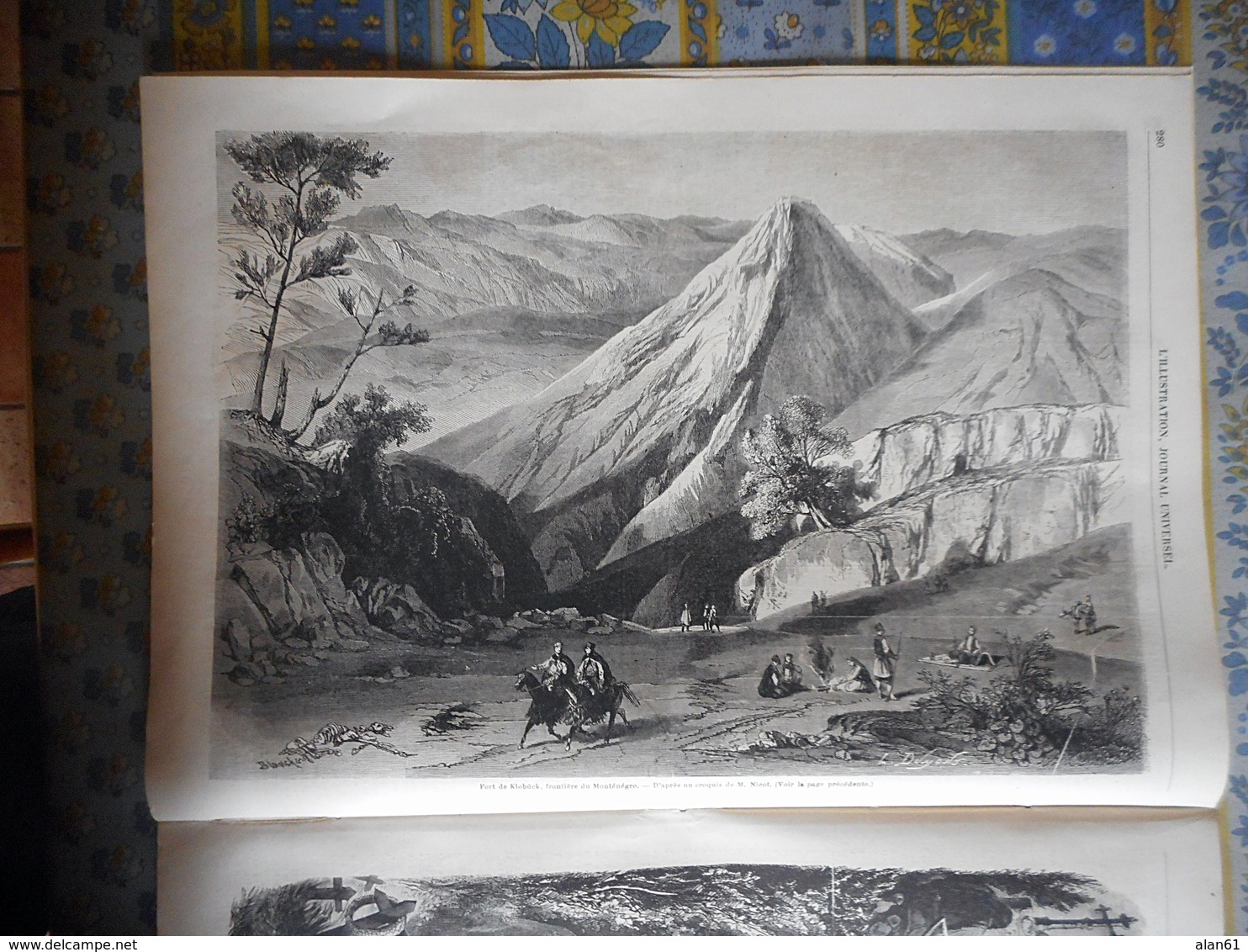 L' ILLUSTRATION 02/11/1861 ROI DE PRUSSE KOENIGSBERG DANTZIG MONTENEGRO FORT KLOBUCK LALLE BESSEGES MINES CIVITA VECCHIA - 1850 - 1899