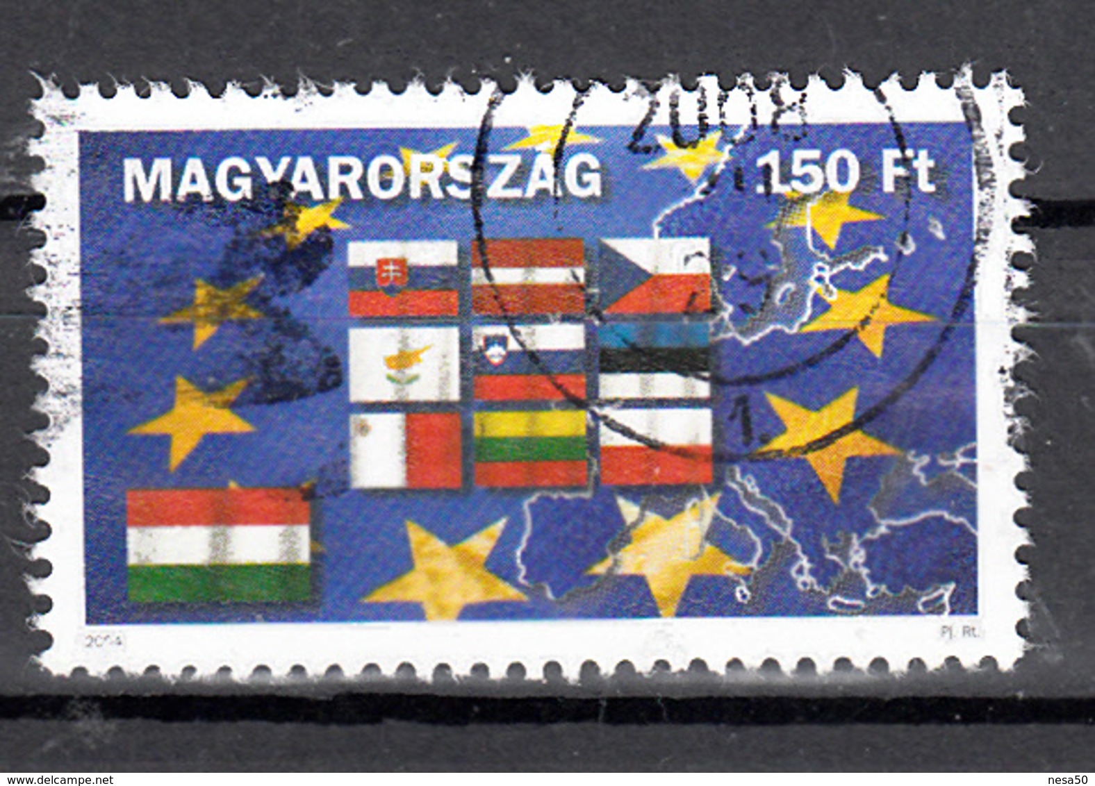 Hongarije 2004 Mi Nr 4851 , Europeese Unie EU - Used Stamps