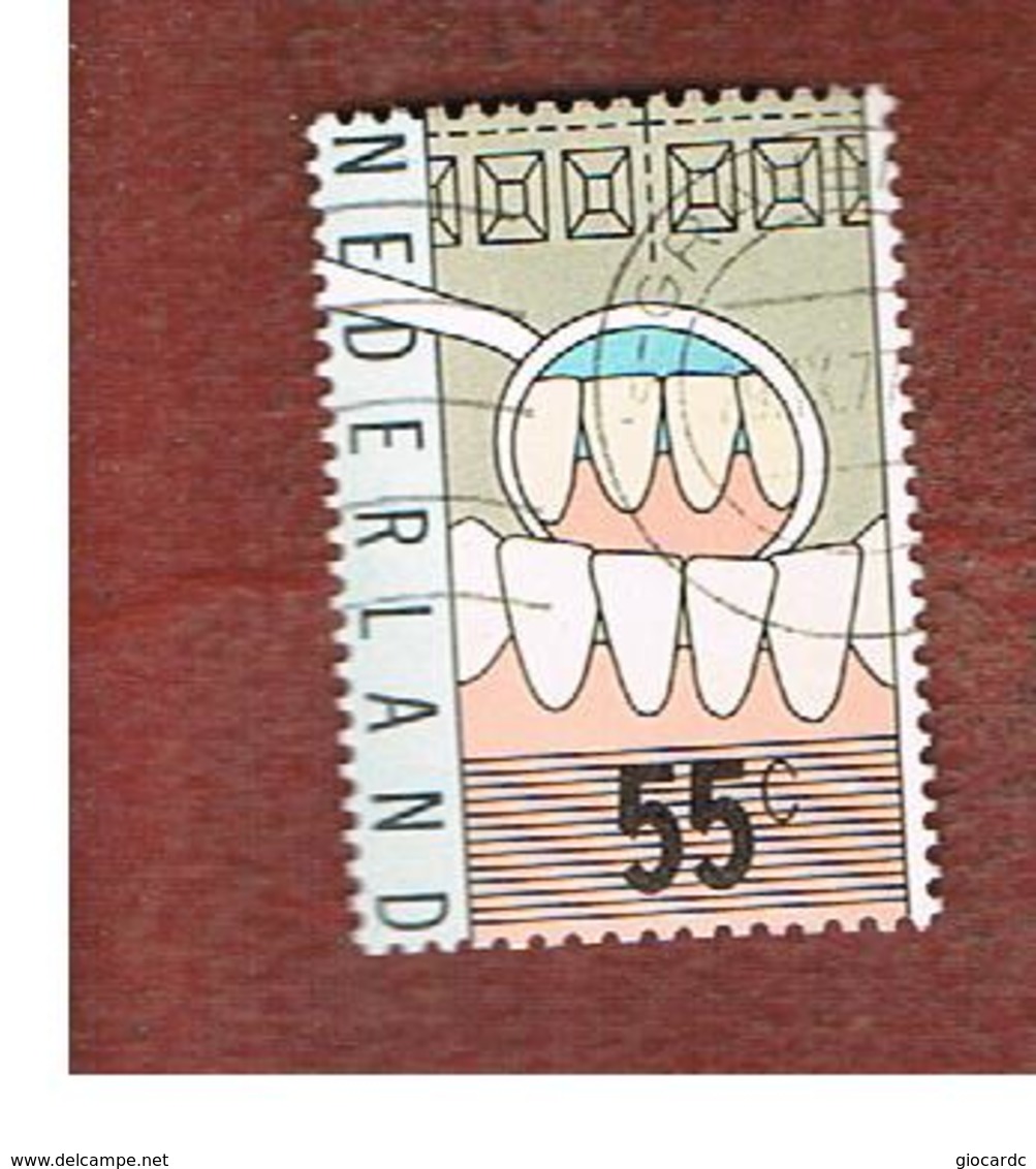 OLANDA (NETHERLANDS) -  SG 1281  -   1977 HEALTH SET OF TEEH -  USED (°) - Usati