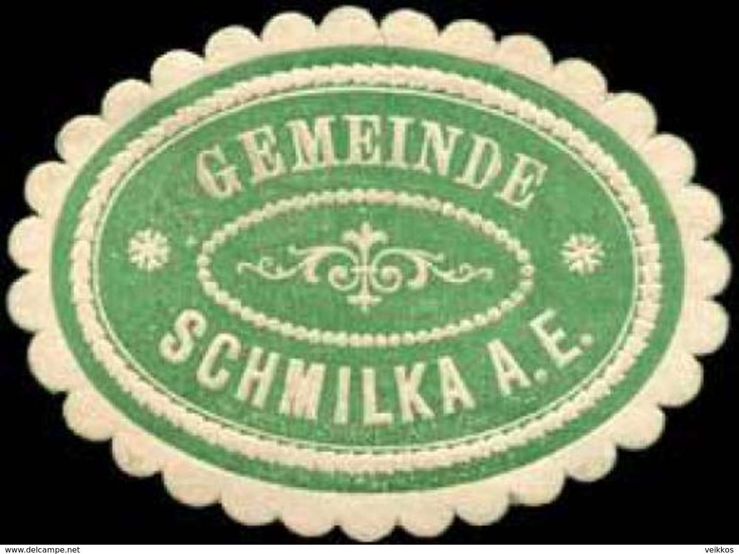 Schmilka / Elbe: Gemeinde Schmilka An Der Elbe Siegelmarke - Cinderellas