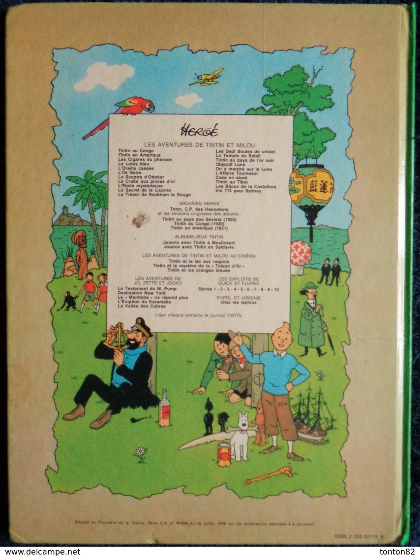 Hergé - TINTIN - On A Marché Sur La LUNE  - ( 1973 - 17 B 42 ) . - Tintin