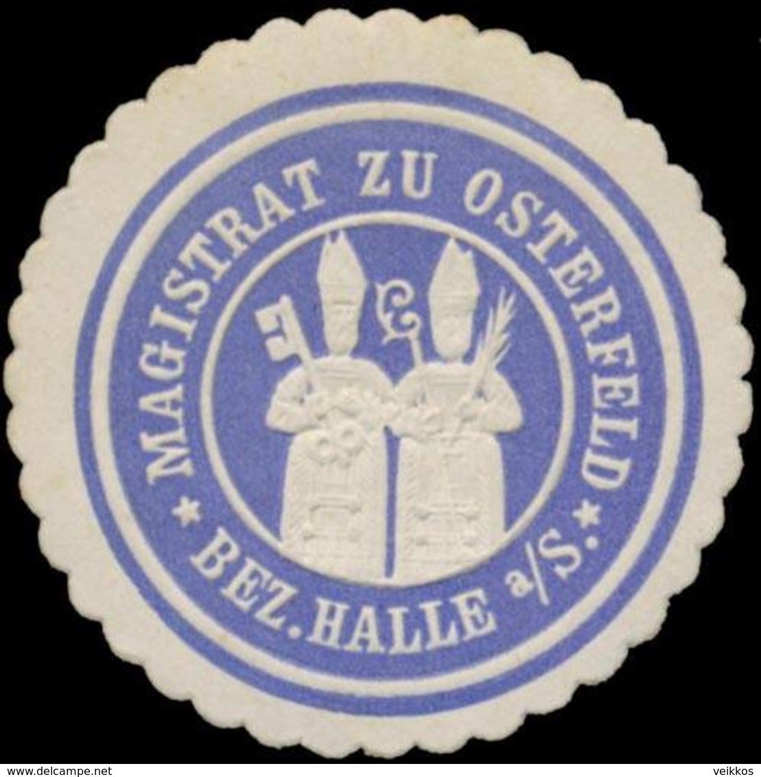 Osterfeld: Magistrat Zu Osterfeld Bezirk Halle Siegelmarke - Cinderellas