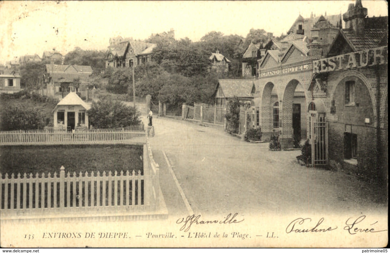 76  Environs De DIEPPE  POURVILLE  L' Hotel De La Plage - Dieppe