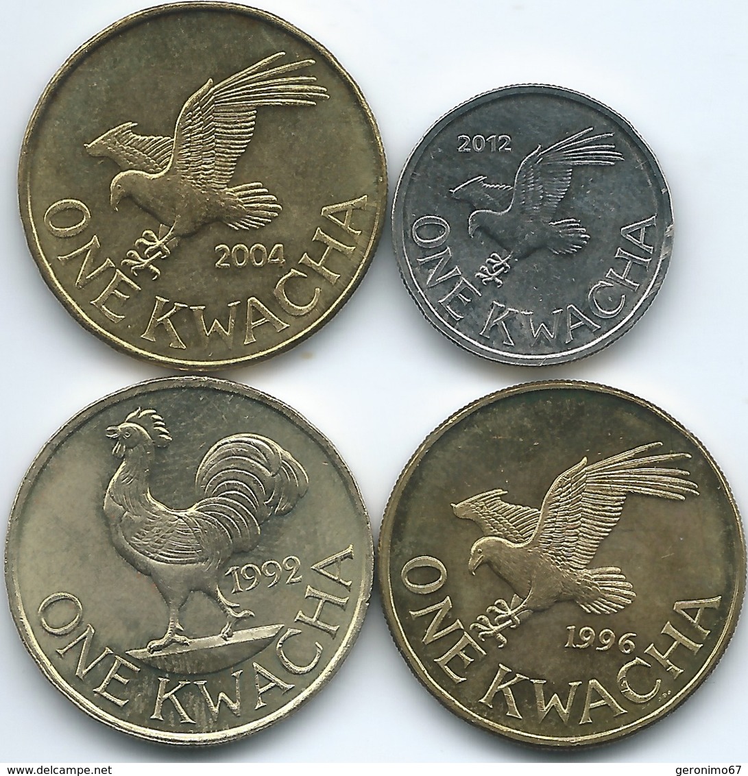 Malawi - Kwacha - 1992 (KM20) 1996 (KM28) 2004 (KM65) & 2012 (KM212) - Malawi