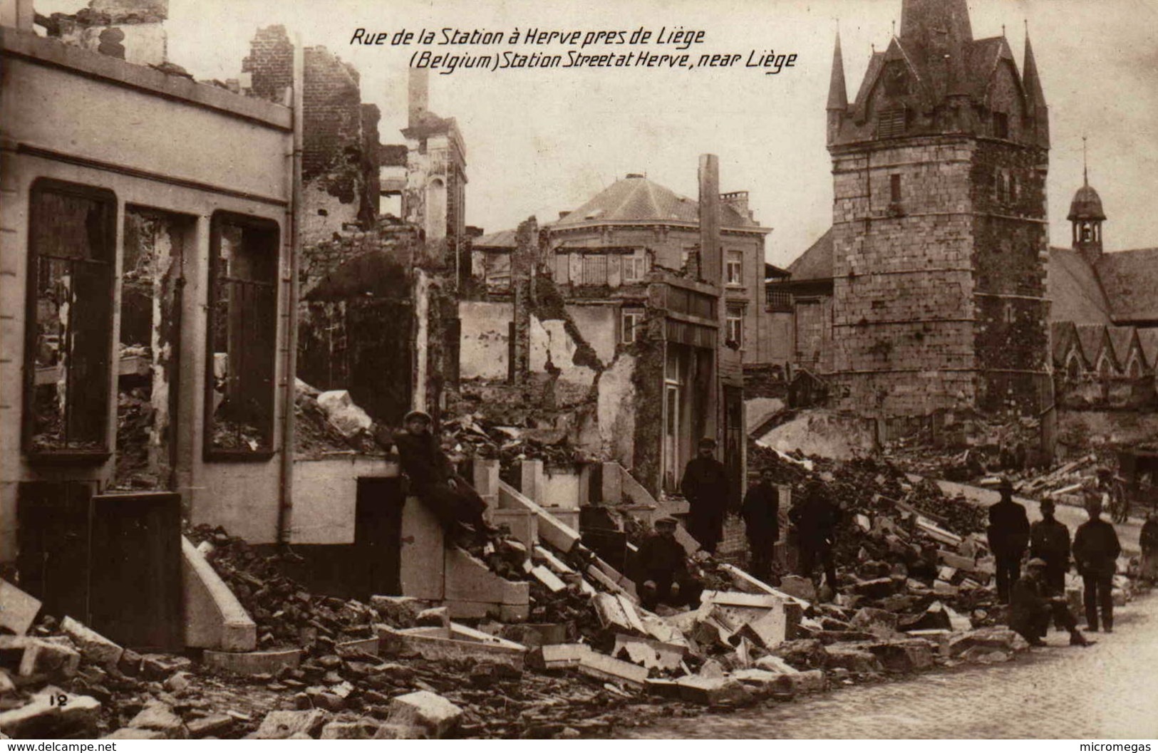 Rue De La Station à HERVE, Près De Liège - Herve