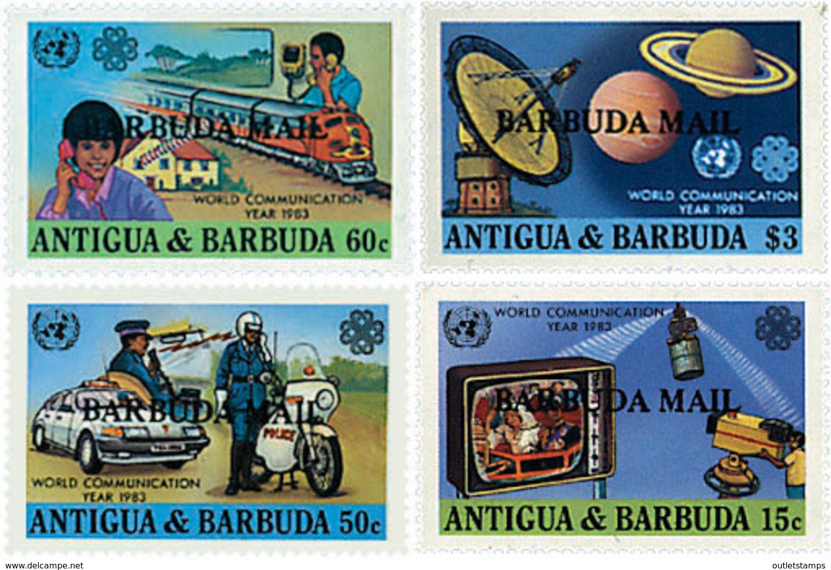 Ref. 57363 * NEW *  - BARBUDA . 1983. INTERNATIONAL YEAR OF COMMUNICATIONS. A�O INTERNACIONAL DE LAS COMUNICACIONES - Antigua And Barbuda (1981-...)