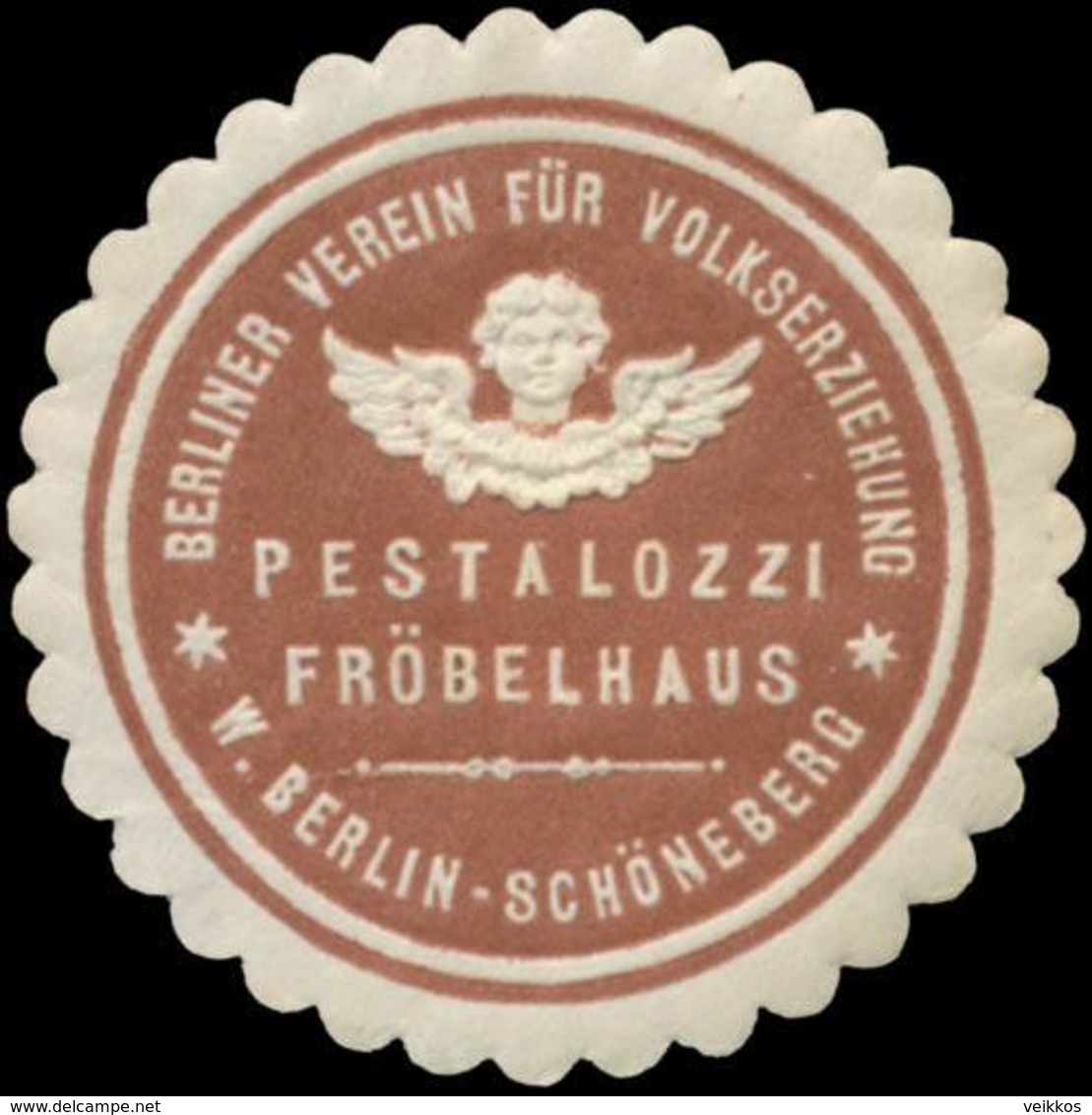 Berlin: Pestalozzi Fröbel-Haus Siegelmarke - Erinnofilia