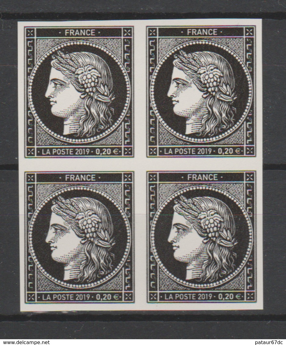 FRANCE / 2019 / Y&T N° 5305A ** : "Cérès 1849-2019" Du Coffret Prestige X 4 En Bloc - Unused Stamps