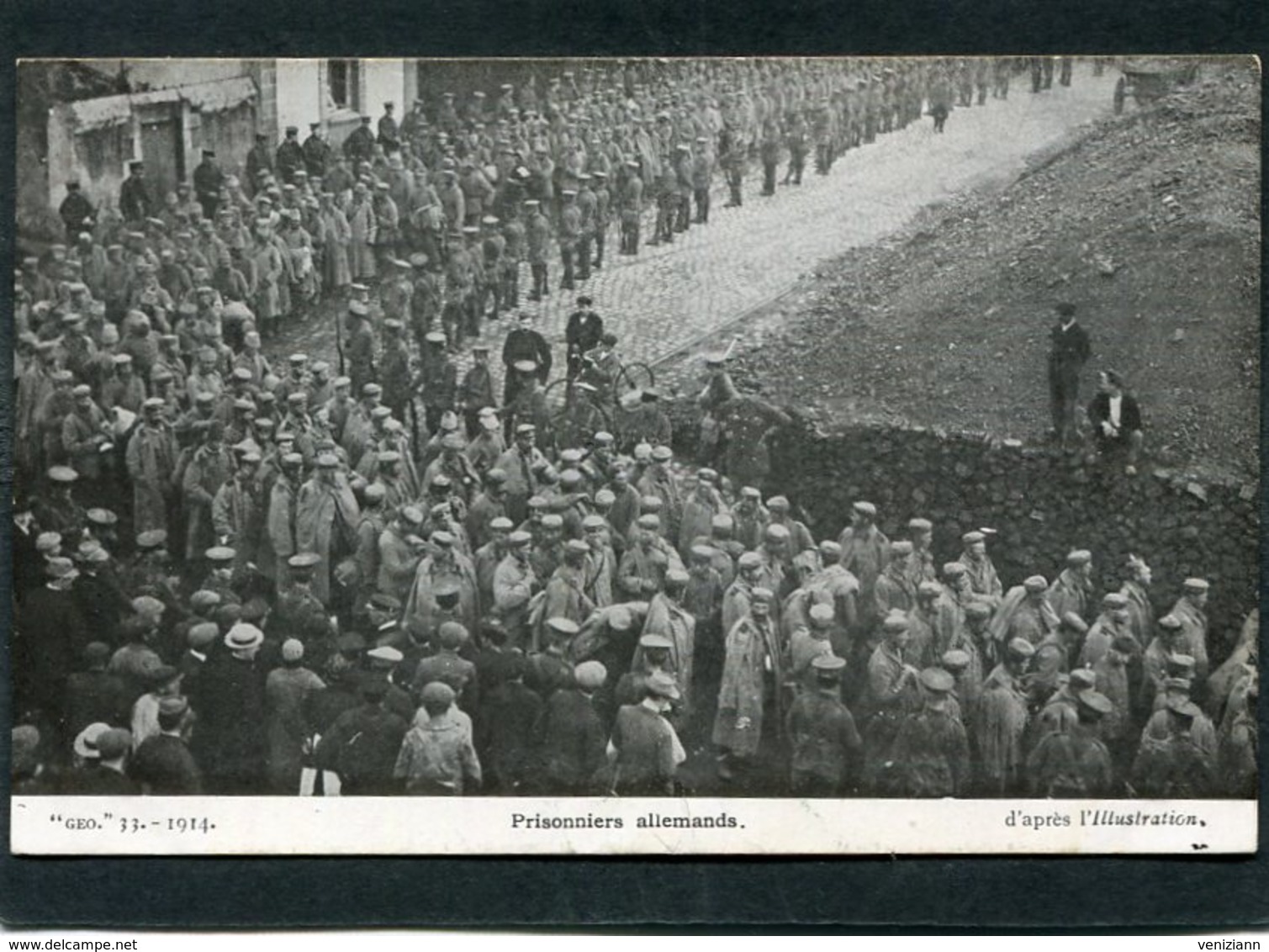 CPA - 1914 - Convoi De Prisonniers Allemands - Guerre 1914-18