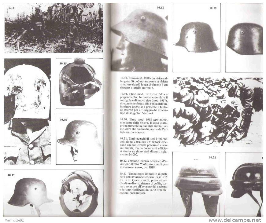 ELMETTI TUTTO MUNDO MARZETTI GUIDE COLLECTION CASQUE MONDE HELMET HELM STAHLHELM - Helme & Hauben