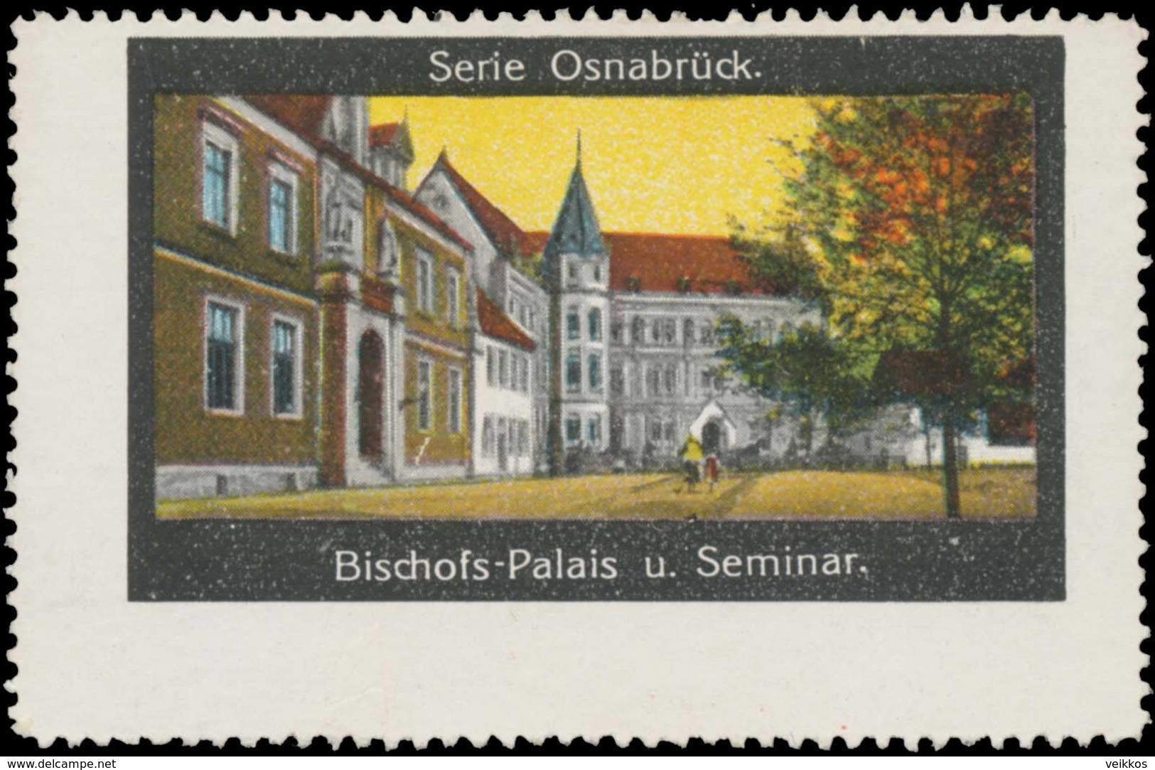 Osnabrück: Bischofspalais Und Seminar Reklamemarke - Erinnophilie